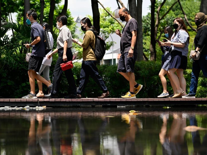 As of Tuesday, Singapore has recorded 622,293 Covid-19 cases since the start of the pandemic.
As of Tuesday, Singapore has recorded 622,293 Covid-19 cases since the start of the pandemic.