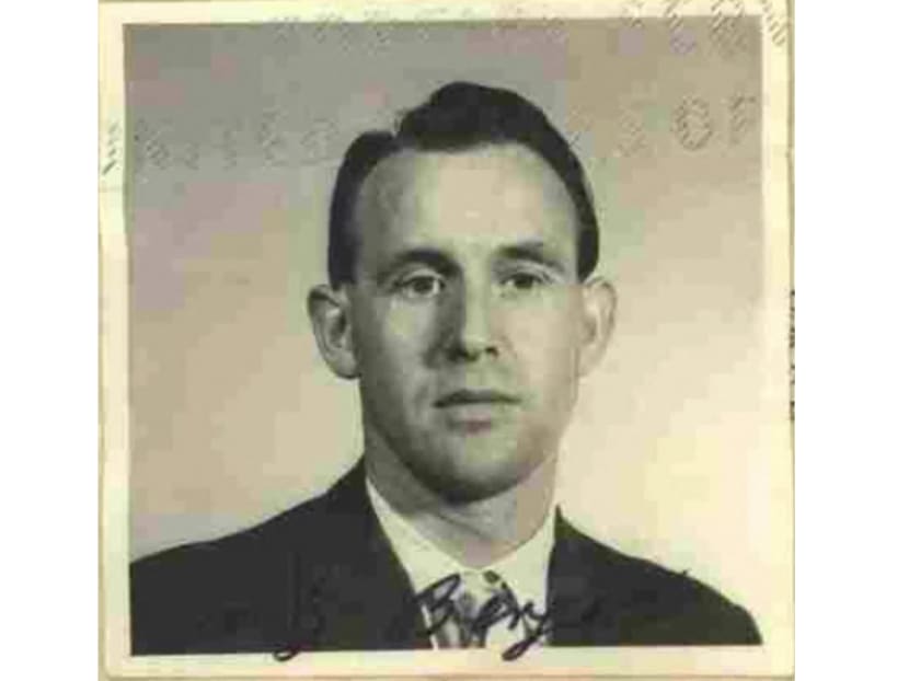 This 1959 image released by the US Department of Justice shows Friedrich Karl Berger. Berger, 95, a former Nazi concentration camp guard who has been living in the US was deported on Feb 20, 2021, to Germany, the Justice Department said. This 1959 image released by the US Department of Justice shows Friedrich Karl Berger. Berger, 95, a former Nazi concentration camp guard who has been living in the US was deported on Feb 20, 2021, to Germany, the Justice Department said.