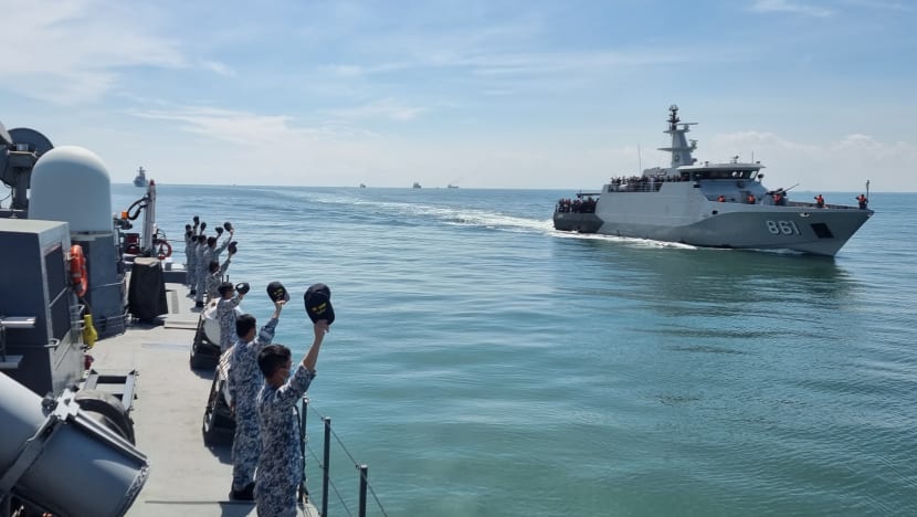 Singapore navy taking part in first ASEAN-Russia maritime exercise