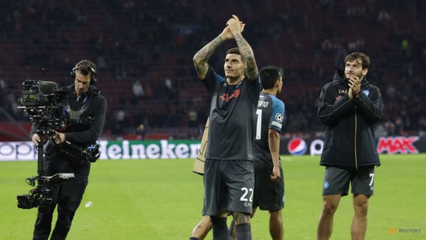 Memory of Maradona evoked as Napoli thrash Ajax Memory of Maradona evoked as Napoli thrash Ajax