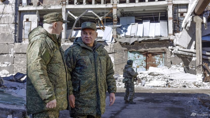Russia defence chief inspects front line as Bakhmut battle rages Russia defence chief inspects front line as Bakhmut battle rages