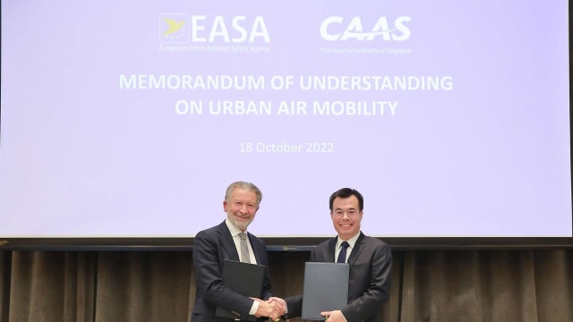 民航局和欧盟航空安全局签署合作备忘录 支持垂直起降飞机发展
