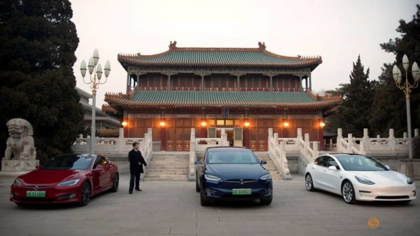Tesla cars barred from some China government compounds - sources Tesla cars barred from some China government compounds - sources