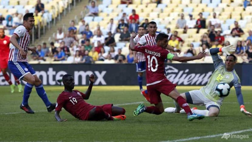 Football: Qatar hit back to snatch Paraguay draw in Copa America debut Football: Qatar hit back to snatch Paraguay draw in Copa America debut