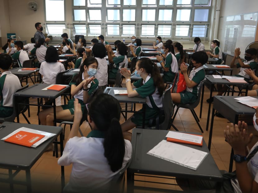 Education Minister Chan Chun Sing said that students in Singapore need diverse perspectives and experiences so that they can “understand the dynamics and realities of the world”. Education Minister Chan Chun Sing said that students in Singapore need diverse perspectives and experiences so that they can “understand the dynamics and realities of the world”.