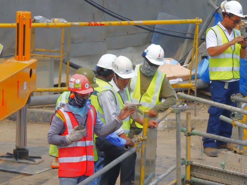 A S$250 foreign worker levy rebate for all work-permit holders in the construction, marine shipyard and process sectors will be extended until March 2022.