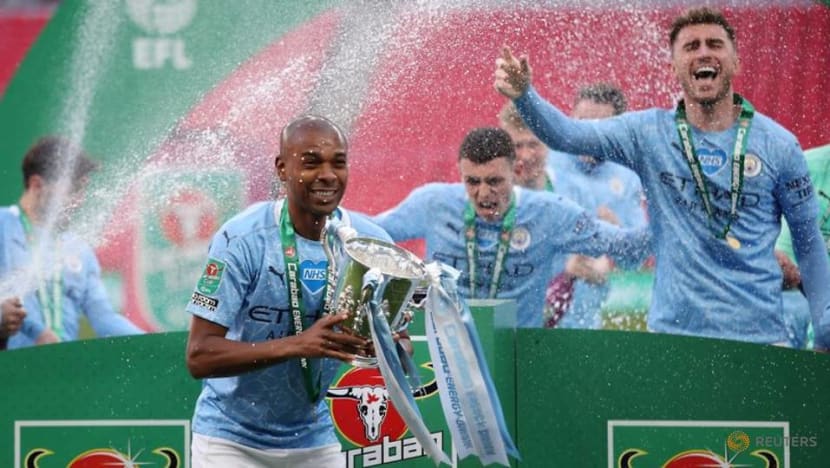 Football: Manchester City claim record-equalling fourth straight League Cup Football: Manchester City claim record-equalling fourth straight League Cup