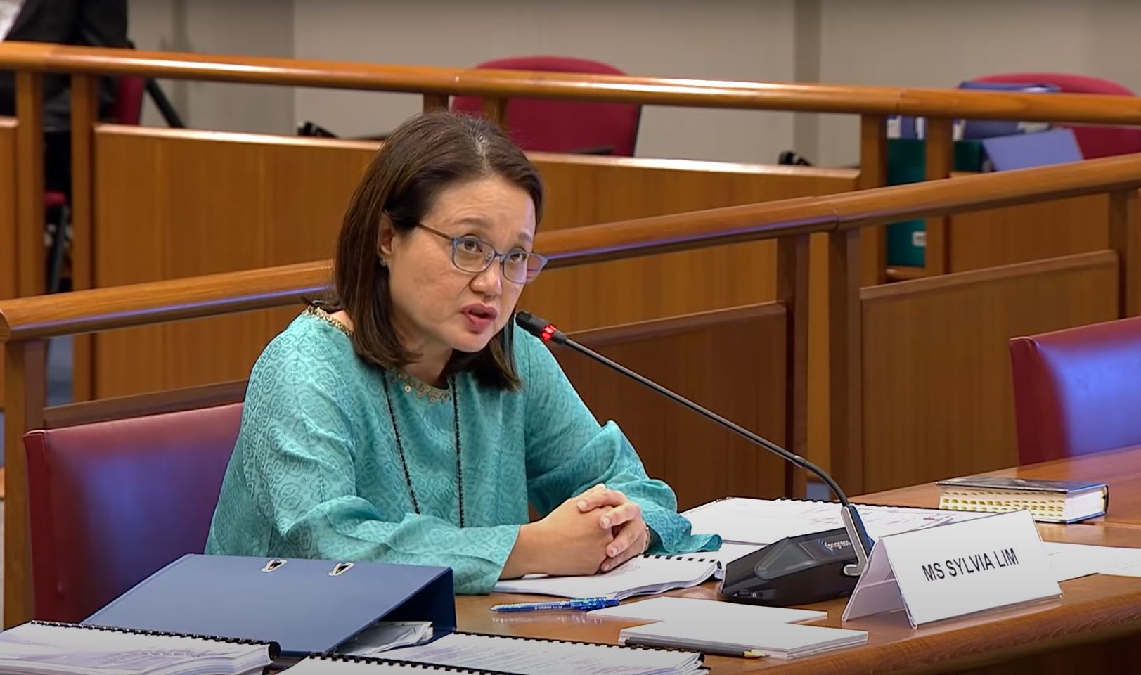 Ms Sylvia Lim (pictured) described the treatment that she had received as a witness during the Committee of Privileges hearings as bordering on “oppressive”. Ms Sylvia Lim (pictured) described the treatment that she had received as a witness during the Committee of Privileges hearings as bordering on “oppressive”.