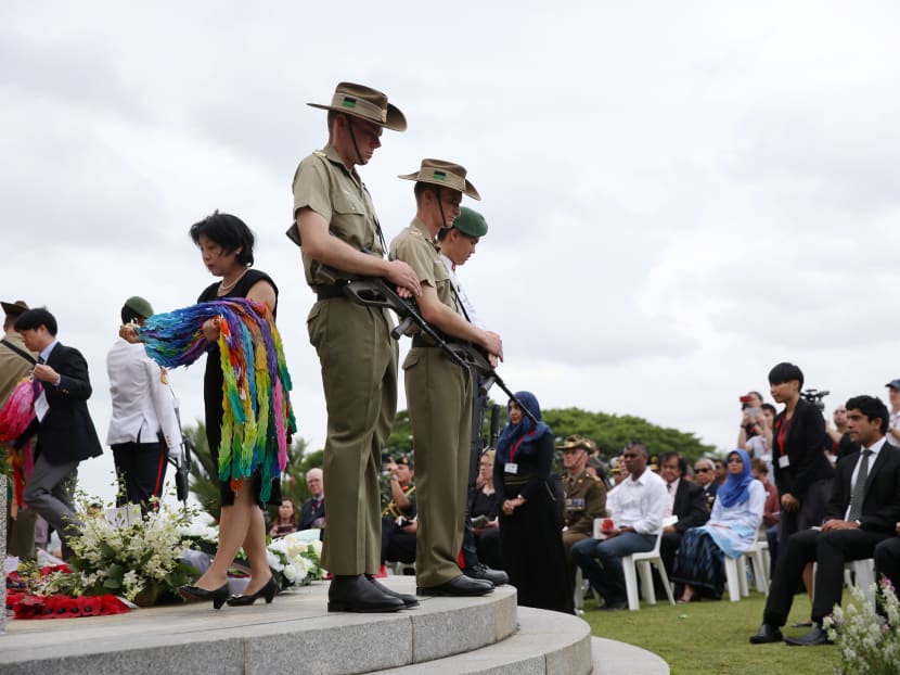 Japanese envoy joins officials at ceremony marking Fall of Singapore Japanese envoy joins officials at ceremony marking Fall of Singapore