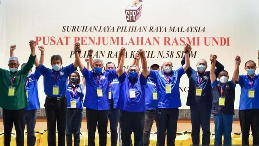Barisan Nasional retains Slim with landslide victory in by-election Barisan Nasional retains Slim with landslide victory in by-election