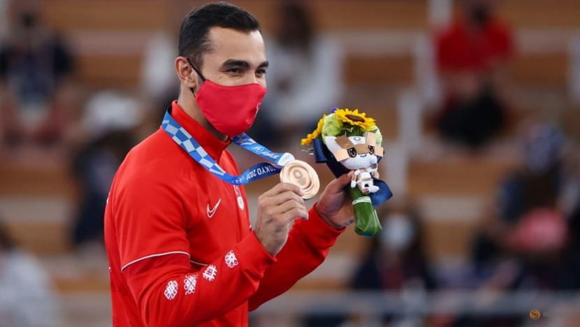 Olympics-Gymnastics-Turkey medallist says gymnastics is like his other passion - clearing landmines Olympics-Gymnastics-Turkey medallist says gymnastics is like his other passion - clearing landmines