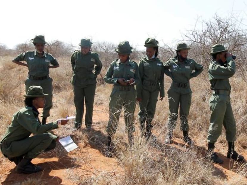 Kenyan all-female conservation ranger unit patrols amid COVID-19 Kenyan all-female conservation ranger unit patrols amid COVID-19