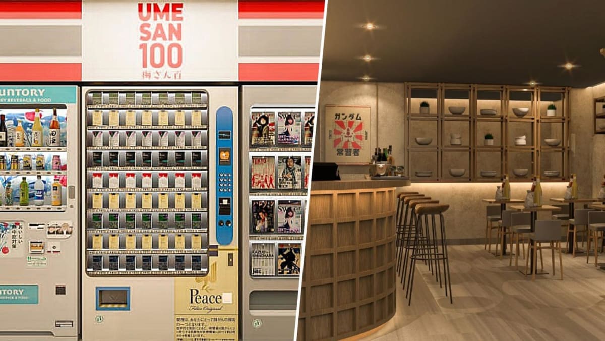 These vending machines in Bugis hide secret door to dry ramen bar and Japanese 'speakeasy' - Vimarsana News