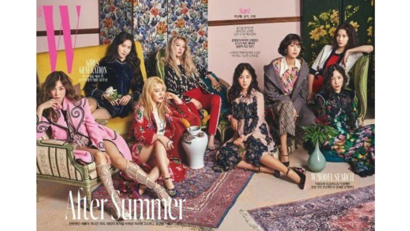 SNSD Poses For Cover of Fashion Magazine Leading Up To 10th Anniversary