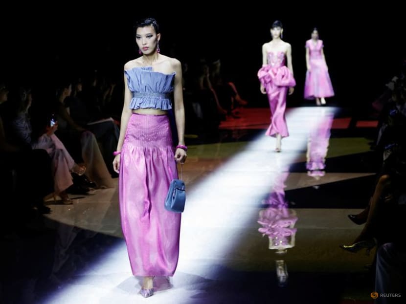 Armani dazzles with a sparkling couture show in Paris