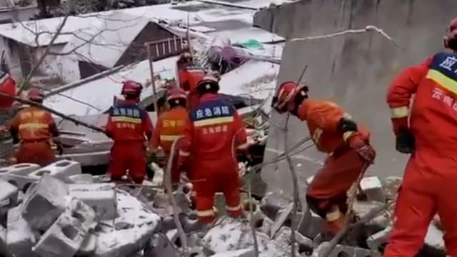 中国云南严重土崩 死亡人数增至11人