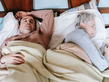 REM sleep behavior disorder can occur at any age, but symptoms usually start with people in their 40s and 50s.