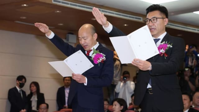 韩国瑜宣誓就职台湾立法院院长 称会立刻启动改革