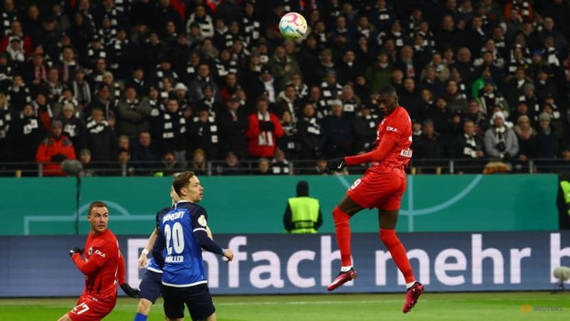 Kolo Muani double helps Frankfurt beat Darmstadt 4-2 in German Cup Kolo Muani double helps Frankfurt beat Darmstadt 4-2 in German Cup