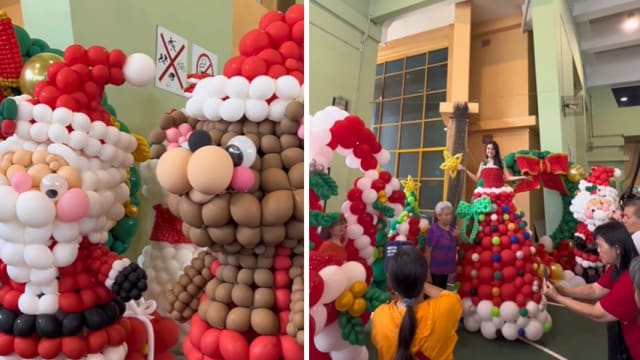 蔡厝港破纪录圣诞气球乐园 网赞：最好看圣诞装饰！