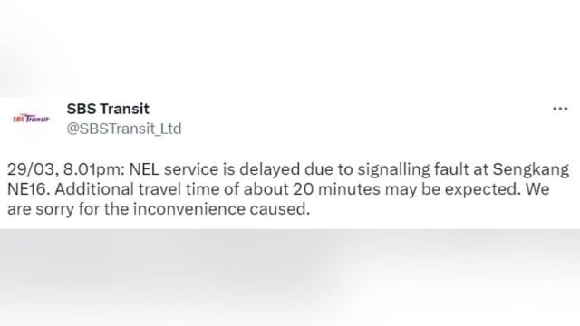 因盛港站出现信号故障 东北地铁线延误 
