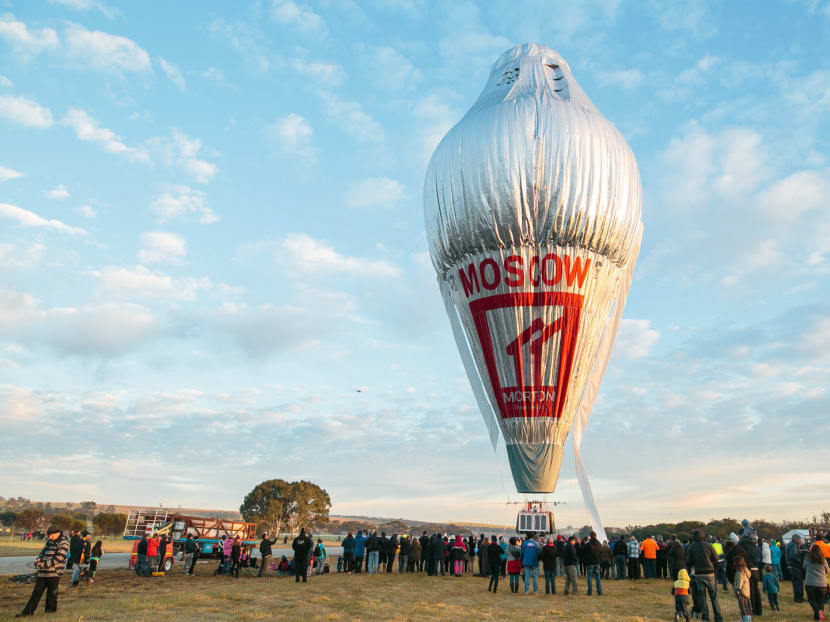 Gallery: Russian launches balloon in Australia in record attempt