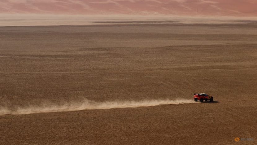 Rallying-Frenchman Loeb takes his fourth Dakar stage win in a row Rallying-Frenchman Loeb takes his fourth Dakar stage win in a row