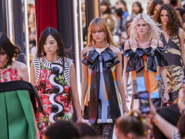 Louis Vuitton's 'blow up' show caps energetic season at Paris Fashion Week