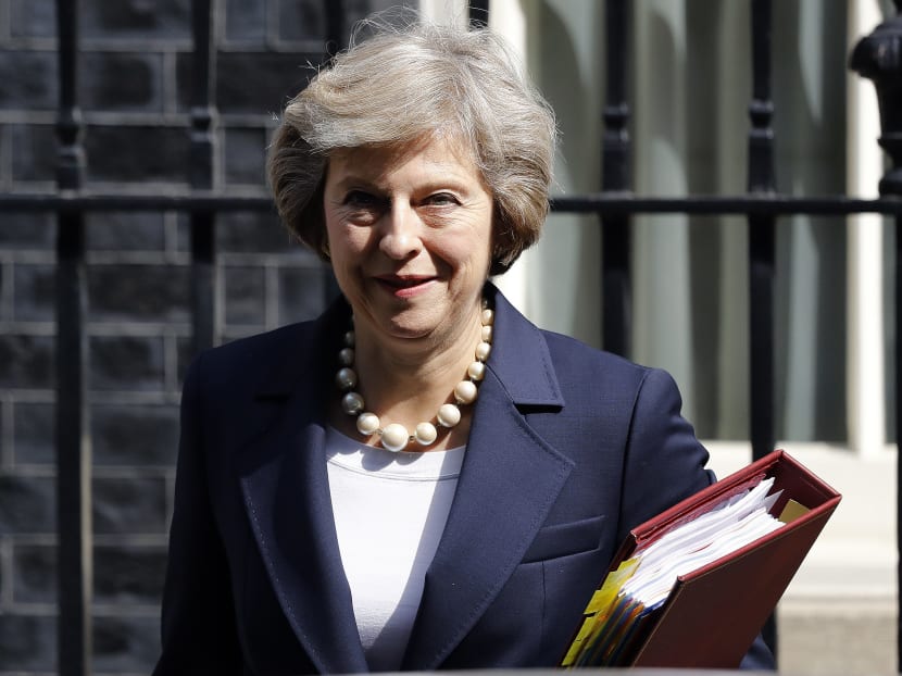 Britain's Prime Minister Theresa May has gather her senior ministers to discuss plans to bring the UK's exit from the EU to fruition. Photo: AP