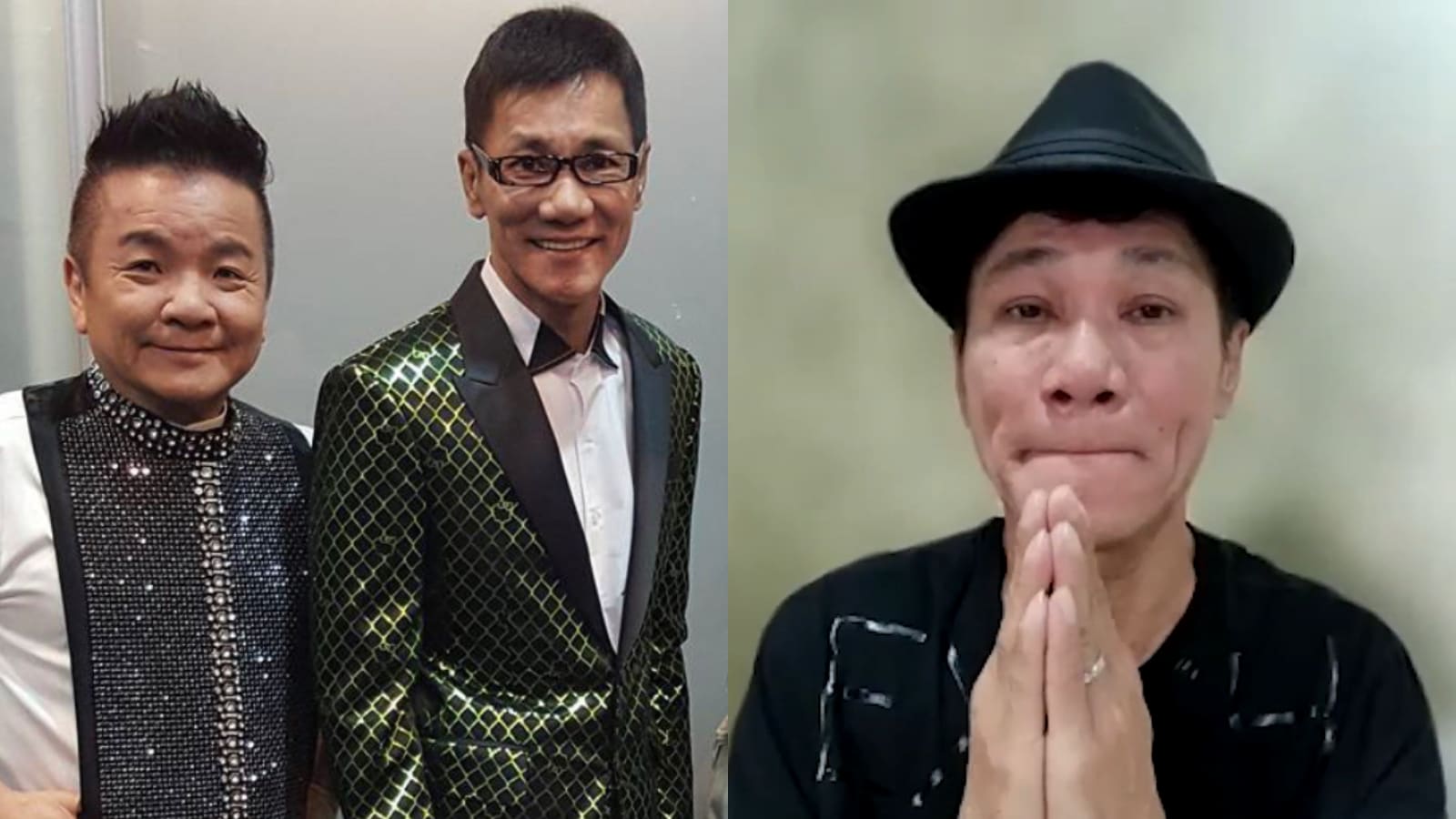 According to the getai star, when he first entered showbiz, his clothes were all given to him by Marcus.