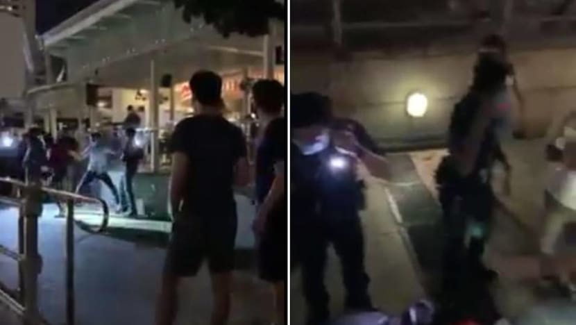 5 men charged after allegedly rioting along Eu Tong Sen Street
