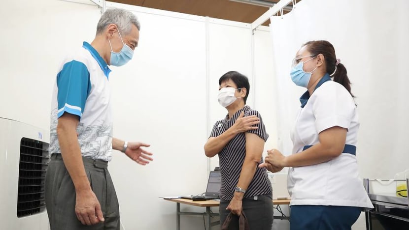 Singapore starts vaccinating seniors against COVID-19 with pilot exercises in Tanjong Pagar, Ang Mo Kio Singapore starts vaccinating seniors against COVID-19 with pilot exercises in Tanjong Pagar, Ang Mo Kio