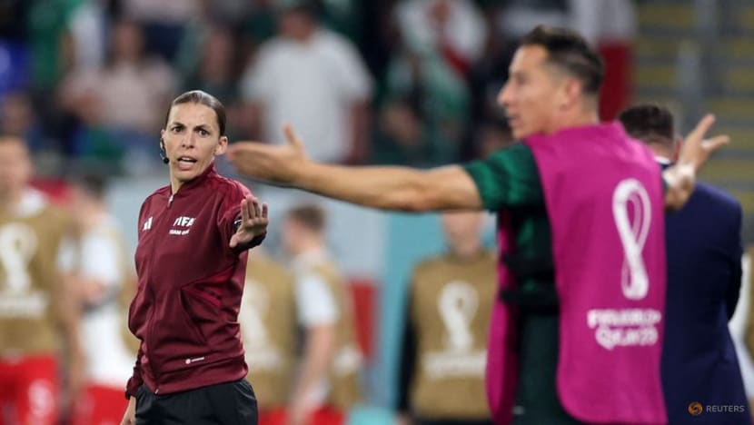 Frappart becomes first female official at men's World Cup match