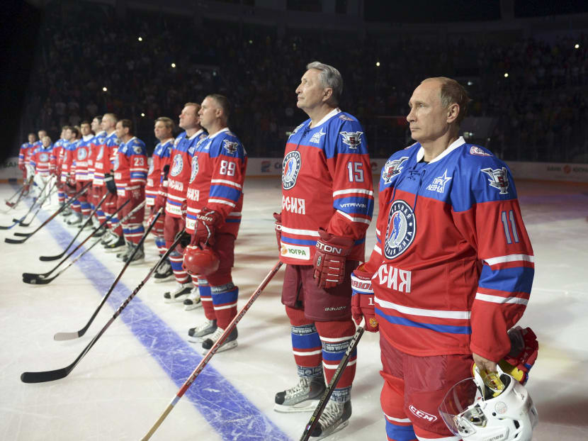 Gallery: Putin spends his birthday playing hockey with NHL stars