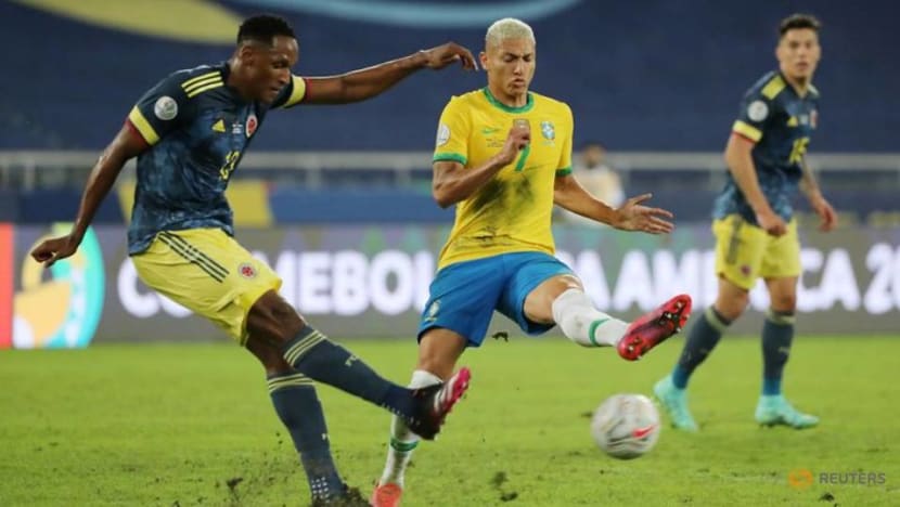 Football: Late goal gives Brazil controversial 2-1 win over Colombia Football: Late goal gives Brazil controversial 2-1 win over Colombia