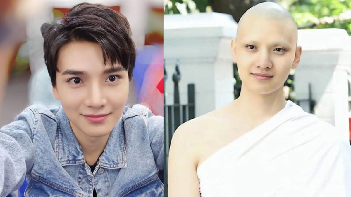 This 25 year old idol trainee just announced that he is now a monk today