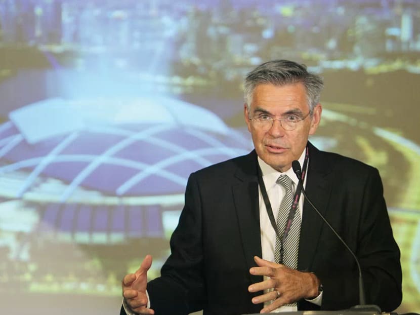 Mr Collin-Delavaud helped oversee the construction of the S$1.33 billion Sports Hub. TODAY File Photo Mr Collin-Delavaud helped oversee the construction of the S$1.33 billion Sports Hub. TODAY File Photo
