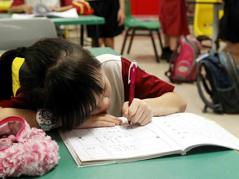 Besides schoolwork, children are also busy with extra classes, co-curricular activities, and tuition. TODAY file photo