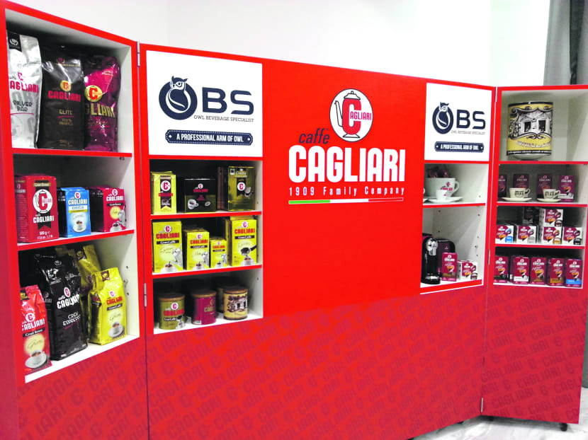 The full range of Caffe Cagliari products will be available in Singapore by the end of the year. Photo: Christopher Toh