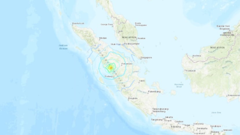 Gegaran dirasa di S'pura susuli gempa bumi 6.0 magnitud di Sumatera Utara: NEA