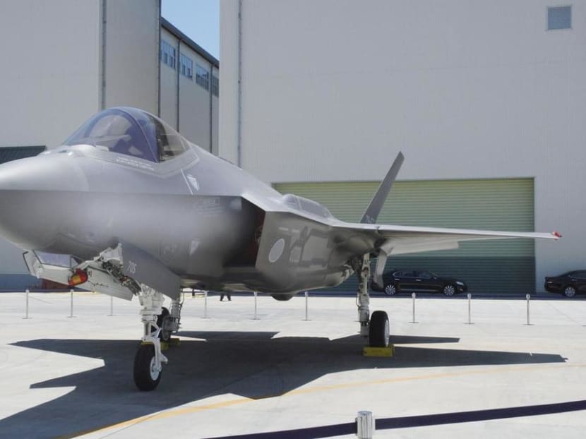 A Japan Air Self-Defense Force's F-35A stealth fighter jet.