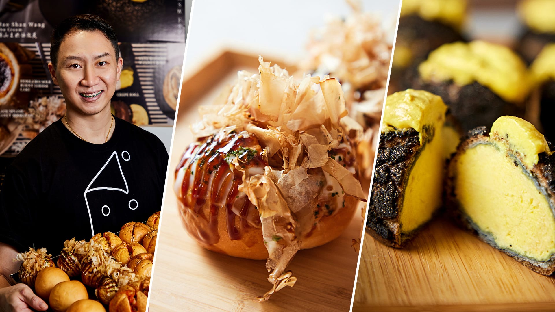 Pastry Chef Quits Michelin-Starred Restaurant To Open Japanese HDB Bakery Selling Takoyaki Buns, Durian Puffs Pastry Chef Quits Michelin-Starred Restaurant To Open Japanese HDB Bakery Selling Takoyaki Buns, Durian Puffs