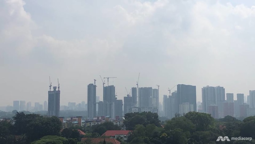 Air quality at unhealthy levels in parts of Singapore; Hazy skies due to 'accumulation of particulate matter', says NEA Air quality at unhealthy levels in parts of Singapore; Hazy skies due to 'accumulation of particulate matter', says NEA