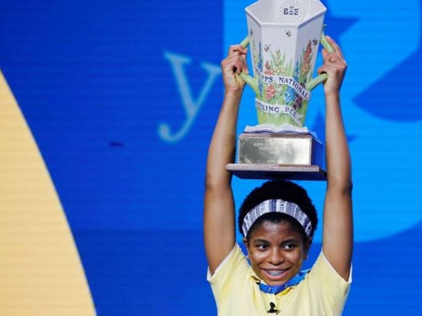 First African American wins US spelling bee, conquering with 'Murraya' First African American wins US spelling bee, conquering with 'Murraya'