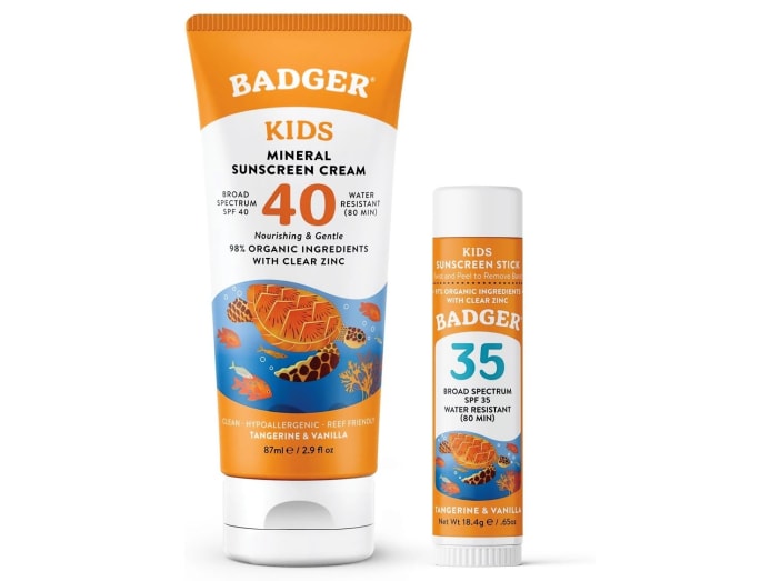 am badger kids mineral sunscreen combo