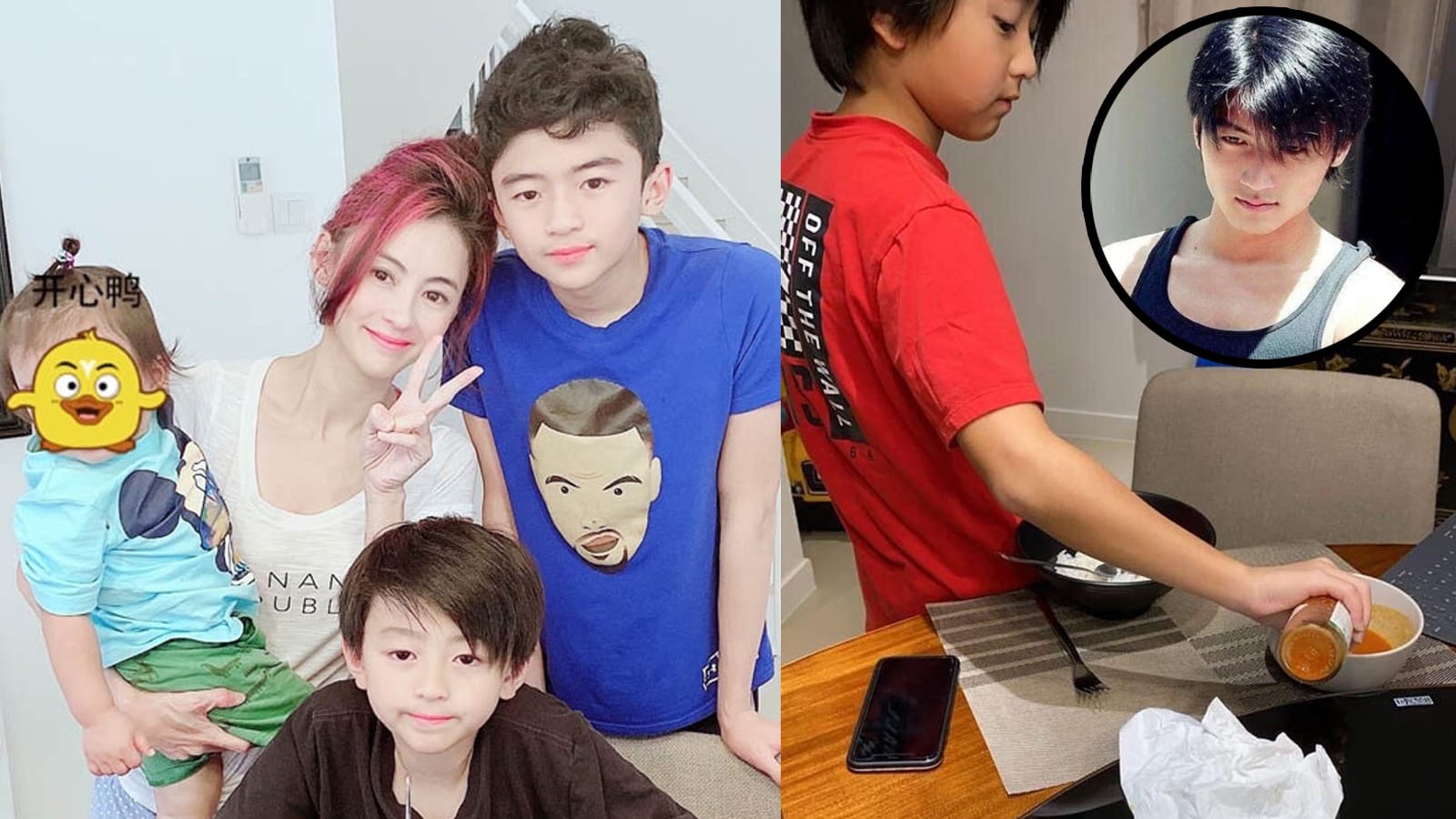 Cecilia Cheung’s 10-Year-Old Son Now Known As ‘Mini Nicholas Tse’ After She Posts Vid Of Him In The Kitchen