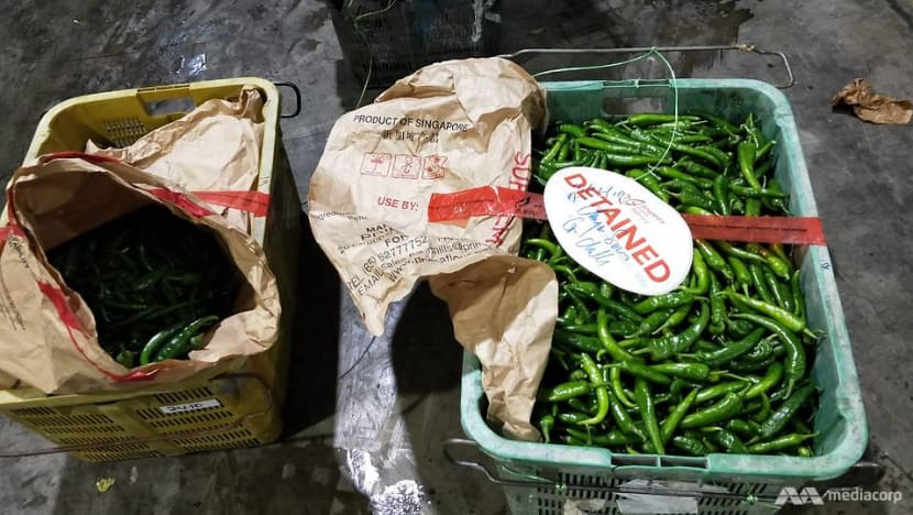 Vendor fined S$2,500 for illegally importing fresh vegetables from Malaysia Vendor fined S$2,500 for illegally importing fresh vegetables from Malaysia