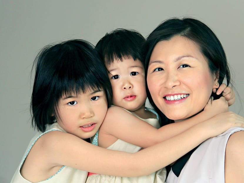 Jacqueline (pictured with her children), started saving for retirement with her husband, Gary, eight years ago.