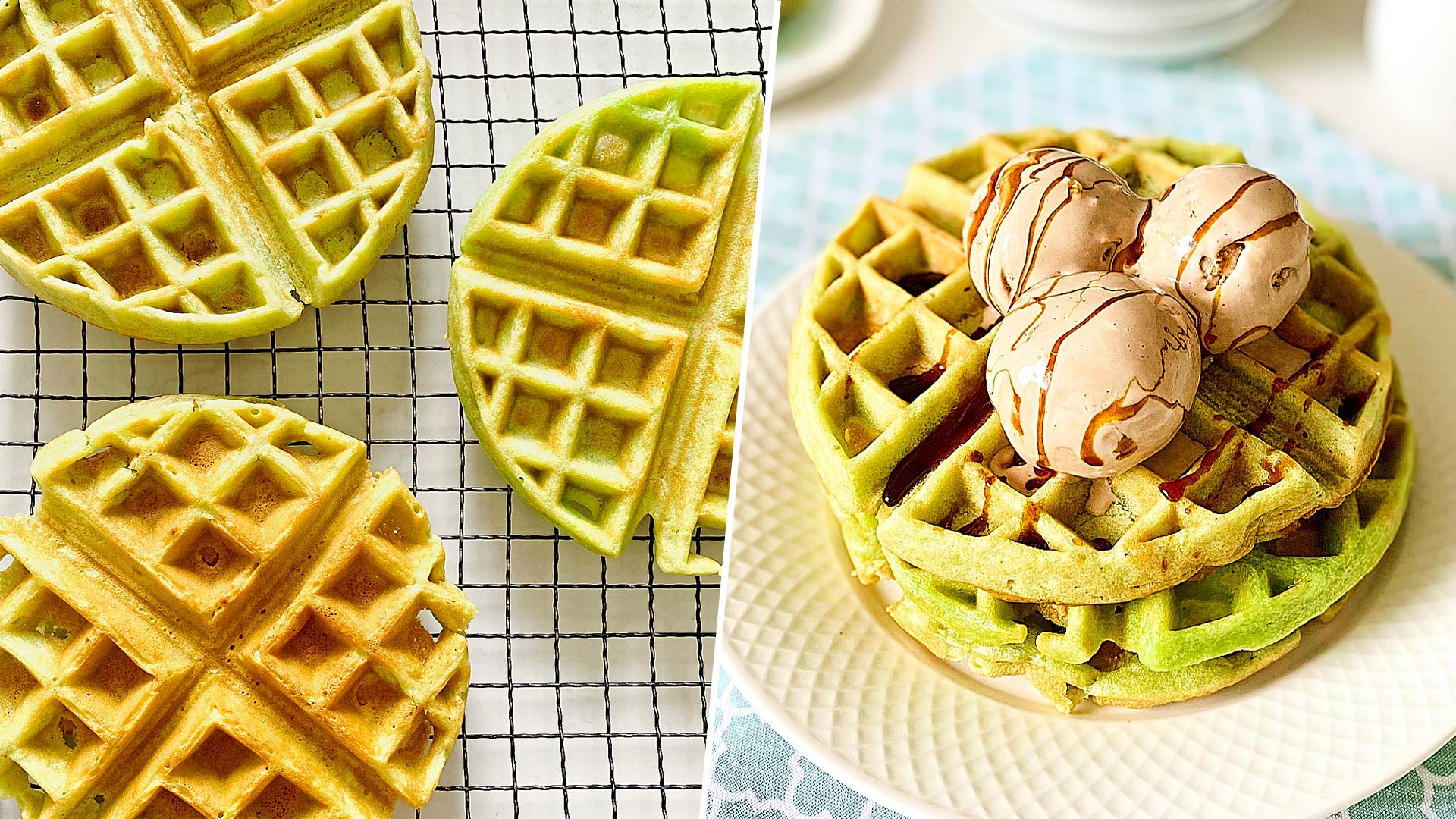 Make Your Own Pandan Waffles & Gula Melaka Ice Cream This Circuit Breaker Make Your Own Pandan Waffles & Gula Melaka Ice Cream This Circuit Breaker