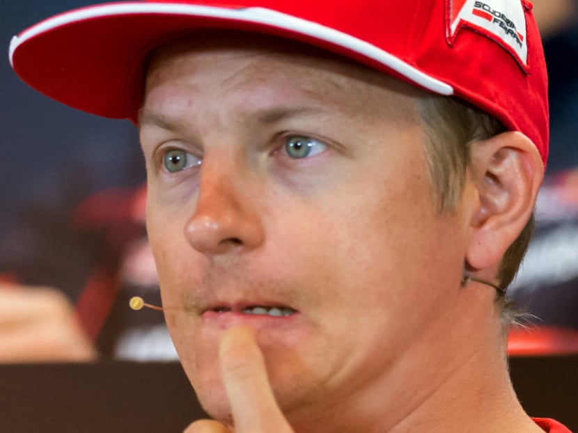 Raikkonen, whose performance has been poor, seems to be in disbelief about his confirmation. Photo: AP